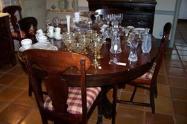 Empire table, chairs