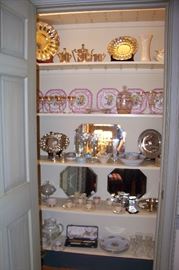 Beautiful porcelains, glass