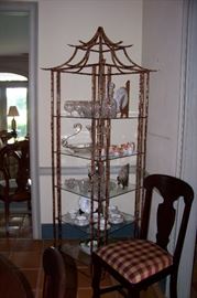 Brass/glass bamboo eterge