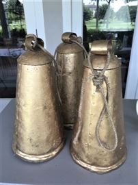 Three hanging bells