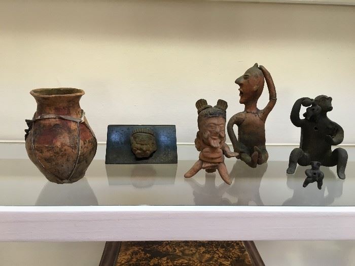 Pre Columbian figures