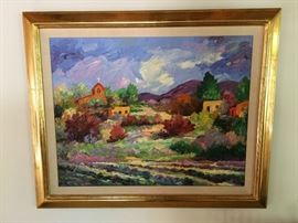 William Vincent Kirkpatrick 'Tesuque' oil