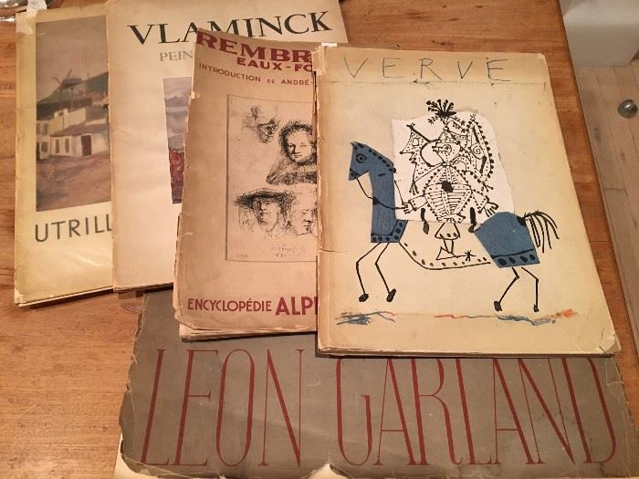 Vintage art books