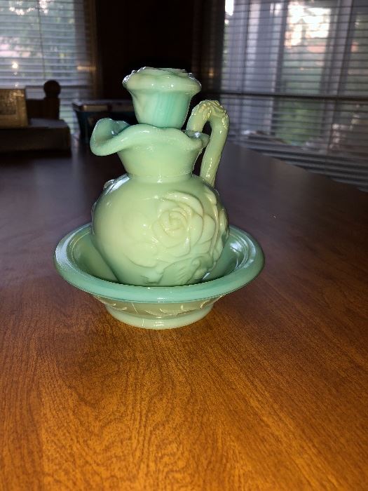 Avon pitcher and bowl 