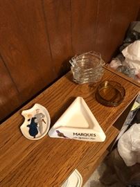 Vintage ashtrays. 