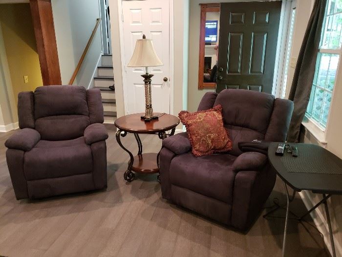 Pair of Relax-a-lounger Recliners