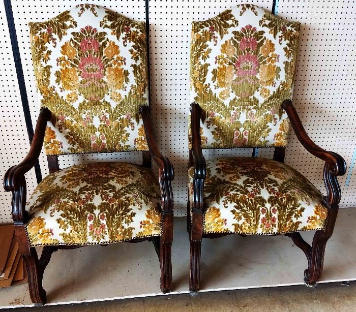 Pair of Antique Upholstered Chairs