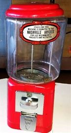 Vintage Nashville Gumball Machine