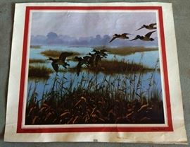 Richard Bishop Water Fowl Prints, Signed