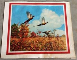 Richard Bishop Water Fowl Prints, Signed
