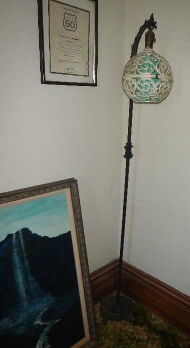 Wrought Iron Vintage Lamp