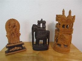WOOD CARVINGS INDIA, CHINESE