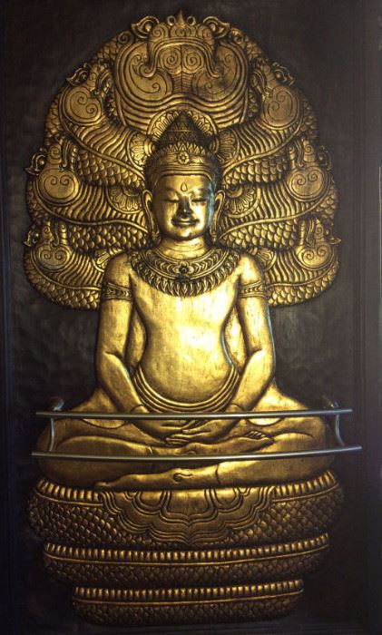 WAE050 Naga Serpent w/ Patanjali Meditating Yoga Wall Art
