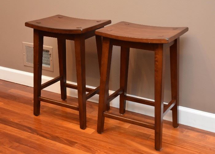 BUY IT NOW! $150 - Pair of Wooden Counter Stools