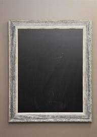 Chalkboard with Distressed Wood Frame