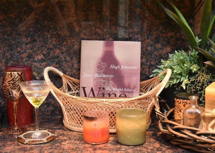 Baskets, Candles, Wine Book