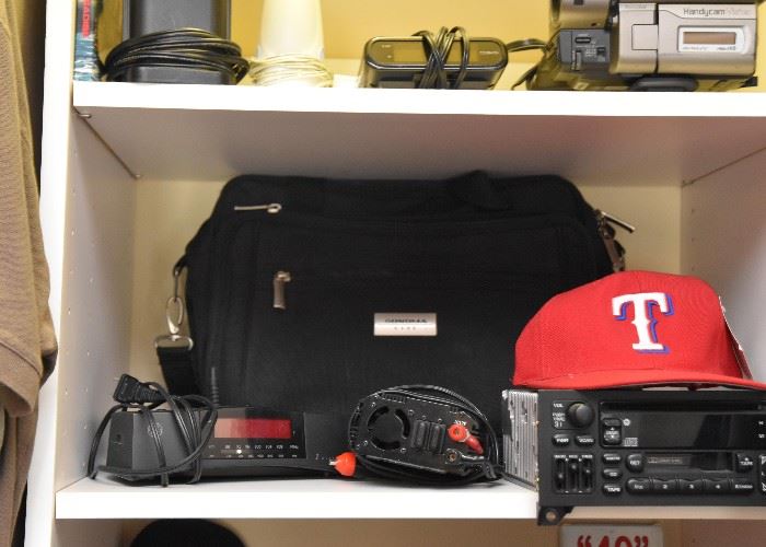 Electronics, Messenger Bags, Baseball Caps