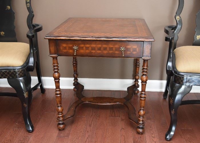 BUY IT NOW! $150 - End Table with Drawer & Turned Legs