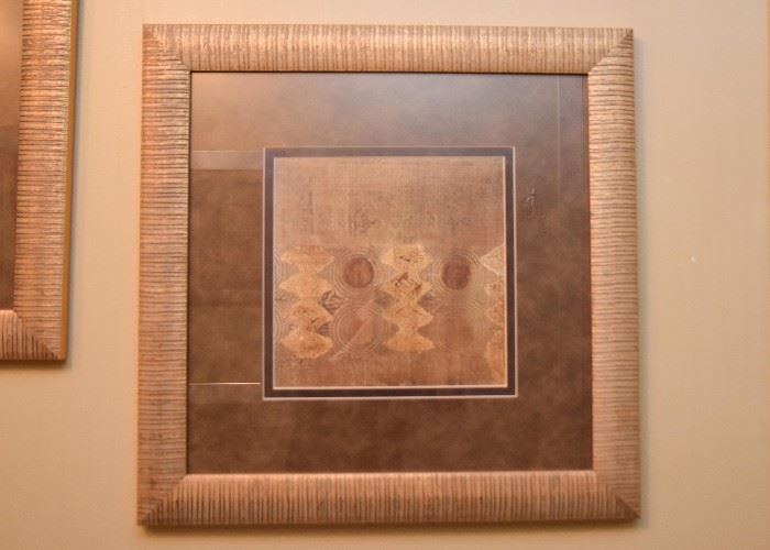 Framed Contemporary Abstract Artwork 