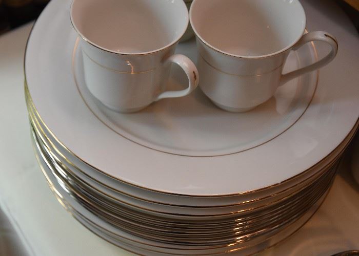 Fine China with Gold Detail