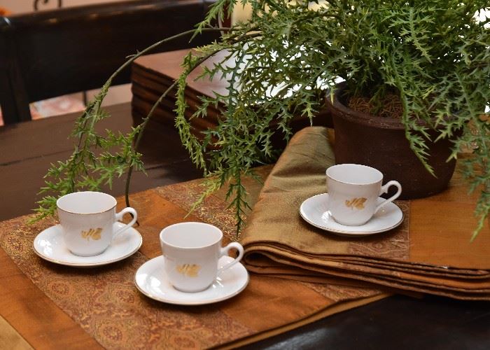 Demitasse Cups & Saucers