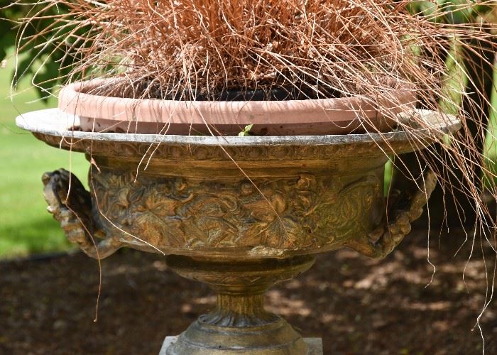 Urn Pedestal Planter