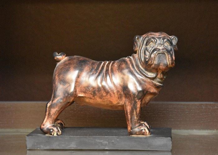 Metal Bulldog Figurine