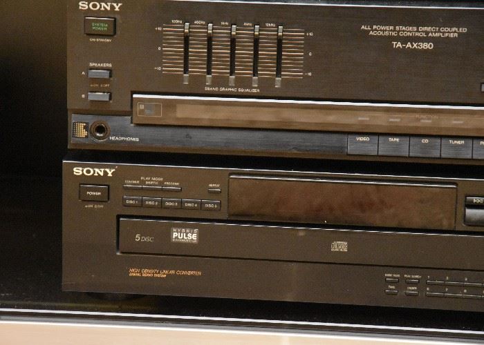 Sony Amplifier & DVD Player