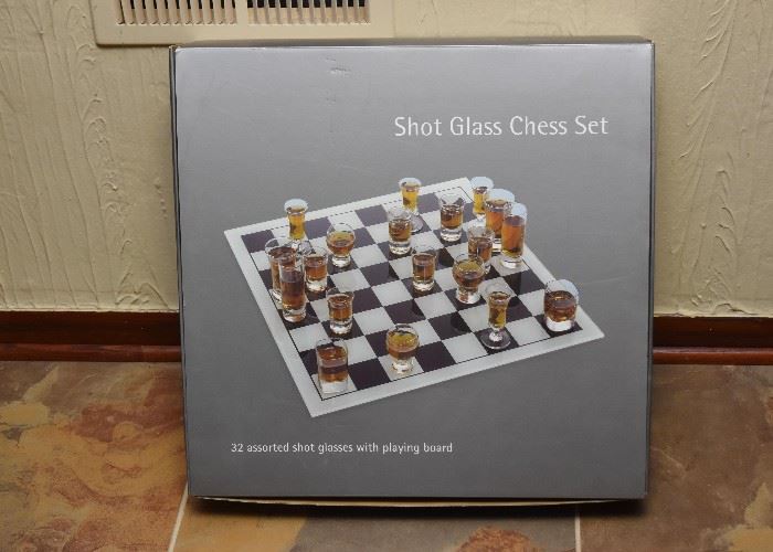 Shot Glass Chess Set