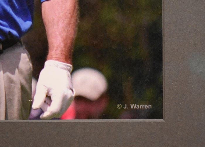 Framed Arnold Palmer Photograph, Autographed