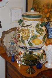 We plan to offer some refreshing Lemonade from this beautiful serving piece during the sale.