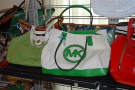 Designer purses by Michael Kors, Brahmin, Brighton, one Louis Vuitton, and many others...see description at start of sale description for complete list.
