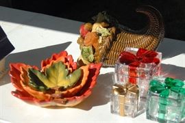 We have holiday decor by the piece or by the lot.