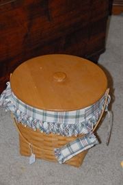 Longaberger sewing basket. 