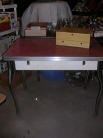 Metal kitchen table