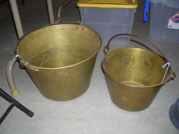 Brass buckets