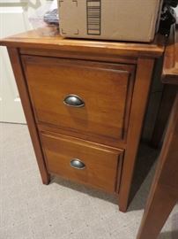 2 DRAWER FILE CABINET
 POTTERY BARN
