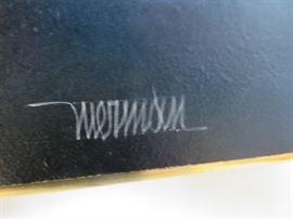 ABSTRACT OIL PAINTING
LEONARDO NIERMAN (signature)
