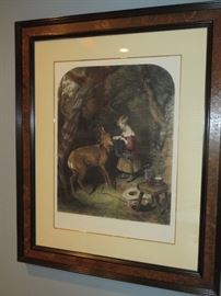 "THE PET"  Victorian Girl with Fawn
SIR EDWARD LANDSEER
