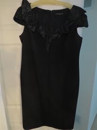 Carmen Marc Valvo Evening Black Dress
