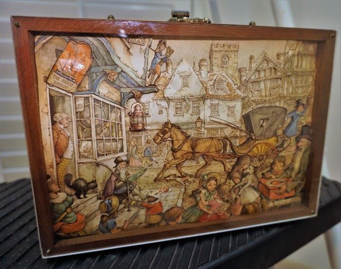 Vintage Anton Pieck box purse