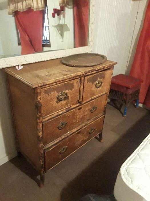 Great VINTAGE BAMBOO chest