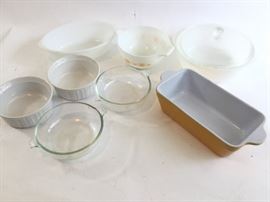Assorted Serving-ware and Casserole Dish http://www.ctonlineauctions.com/detail.asp?id=730626