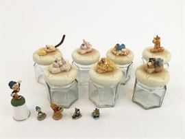 Mini Disney Figurines and Glass Jars        http://www.ctonlineauctions.com/detail.asp?id=730719 