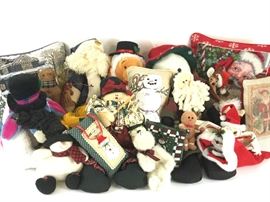 Christmas Pillows and Stuffed Decorations http://www.ctonlineauctions.com/detail.asp?id=730945