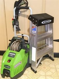  Greenworks Power Washer and Small Step Ladder   http://www.ctonlineauctions.com/detail.asp?id=730972