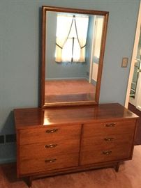  Mid-Century Modern Dresser and Mirror   http://www.ctonlineauctions.com/detail.asp?id=731113