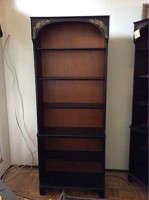 Lot 101: Hitchcock Bookshelf 1 Black Hitchcock bookshelf with 6 shelves78H x 30W x 11DSome minor dents and scuff marks. http://www.ctonlineauctions.com/detail.asp?id=731295