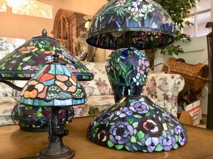 Stained glass lamps 
