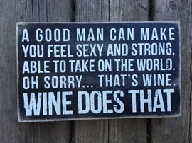 Wine goes that sign 
